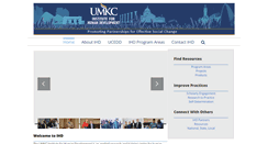 Desktop Screenshot of ihd.umkc.edu