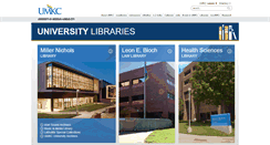 Desktop Screenshot of library.umkc.edu