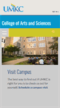 Mobile Screenshot of cas.umkc.edu