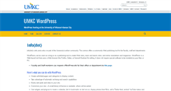 Desktop Screenshot of info.umkc.edu
