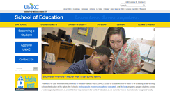 Desktop Screenshot of education.umkc.edu